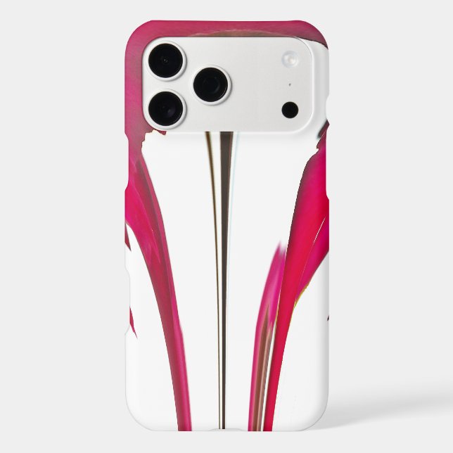 Chic Amazing Red Rose Under the White Sky Achempon Case-Mate iPhone Case (Back)