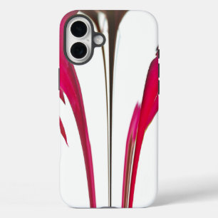 Chic amazing Red rose under the white sky.  iPhone 16 Plus Case