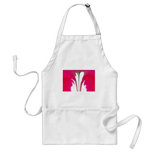 Chic amazing Red rose under the white skypng Adult Apron