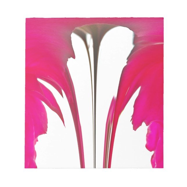 Chic amazing Red rose under the white sky.png Notepad (Front)