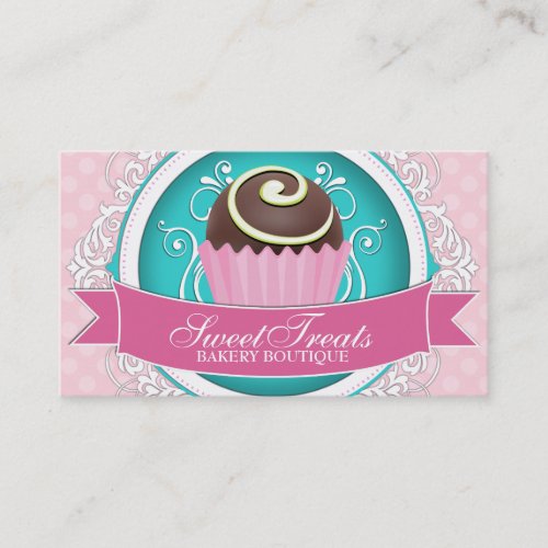 Chic and Elegant Bakery  Business Cards
