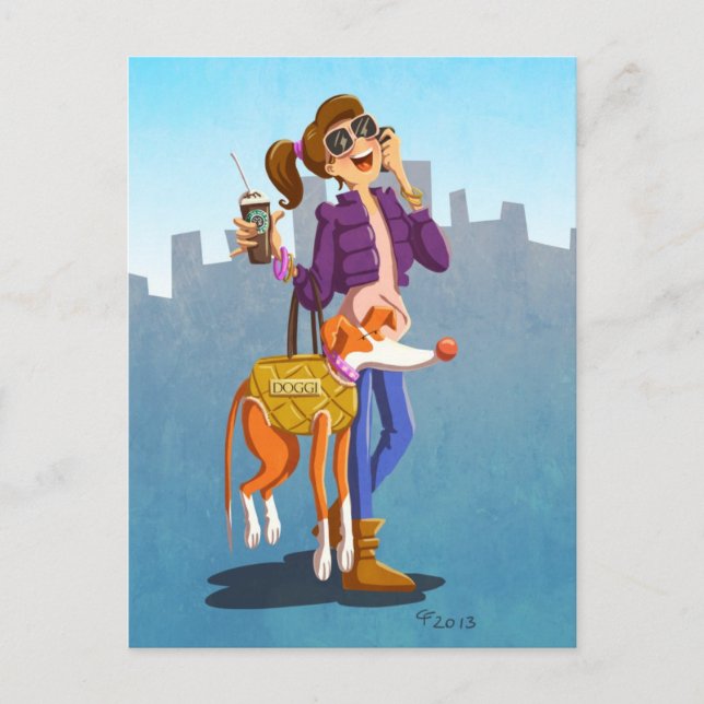 Chic and Fancy Postcard (Front)