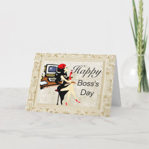 Chic and Fun Boss's Day Card