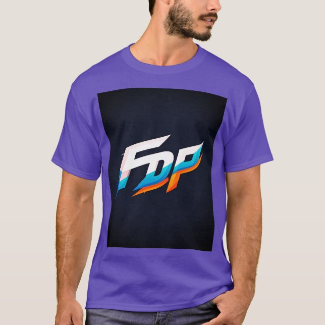 Chic and Modern 3D Fashion Logo Design for Trendse T-Shirt (Front)