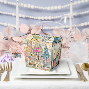 Chic And Nice Spring In The Big City Favor Boxes