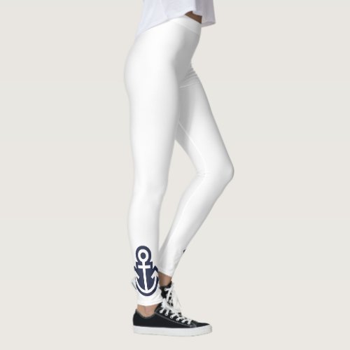 Chic and Simple Anchor Leggings