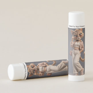 Chic and Stylish 3D Animated Cat Character Design Lip Balm