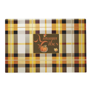 Chic and Trendy Autumn Vibes Placemat