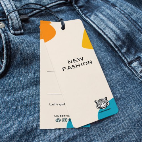 Chic And Trendy Design Product Packaging Hang Tag