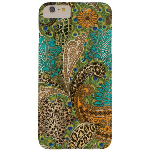 Chic Animal Print Paisley Barely There iPhone 6 Plus Case