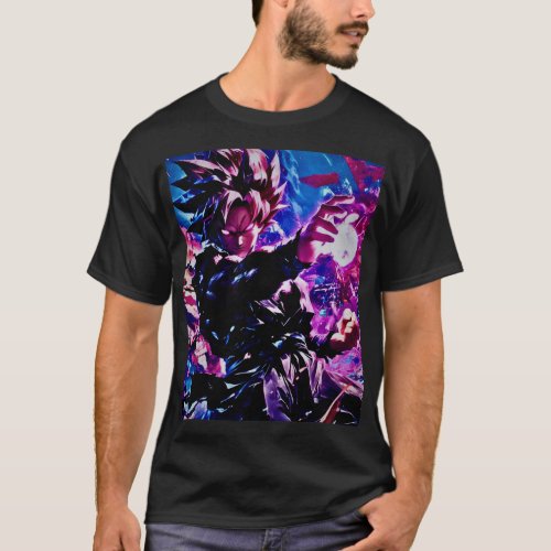 Chic Anime Print Tee Vibrant Art Edition T_Shirt