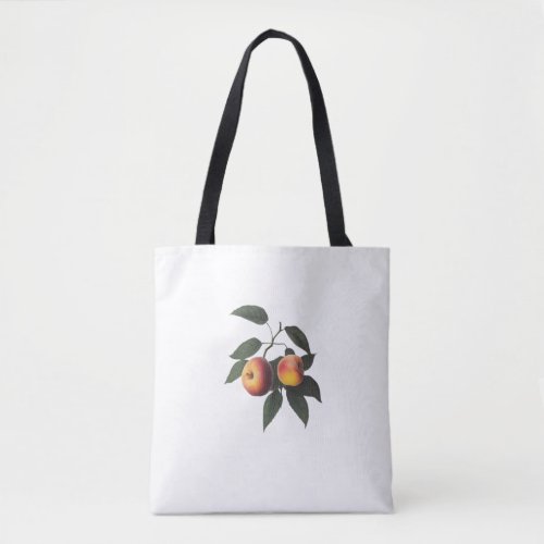 Chic Apple Design Tote Bag