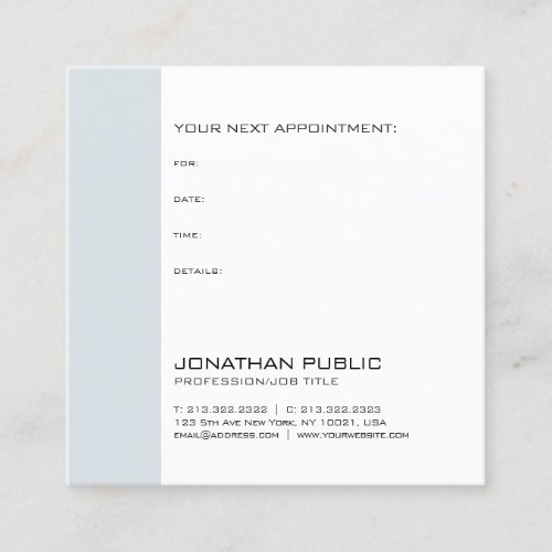 Chic Appointment Reminder Doctor Dentist Therapist