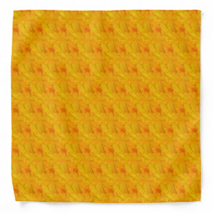 Chic Apricot Crush Abstract Floral Bandana