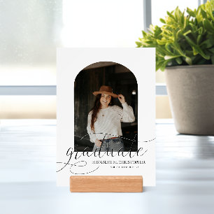 Chic Arch Photo Collage Graduation Holder