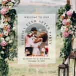 Chic Arch Photo Frosted Wedding Reception Welcome Acrylic Sign<br><div class="desc">Elegant frosted acrylic wedding reception sign that features your photo showcased in an arch frame,  "Welcome To Our Happily Ever After Party" in simple and classic serif typographies,  and your names and reception date.</div>