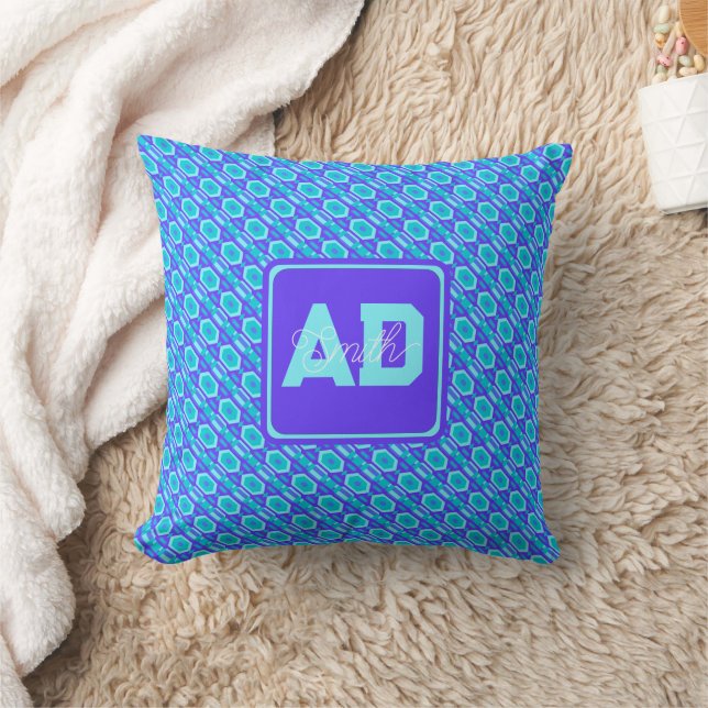 Chic Artisan Personalized Pillow For Newlywed (Blanket)
