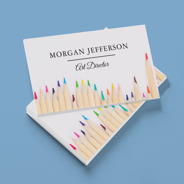 Chic Artist Modern Art Director Gallery Creative Business Card Zazzle