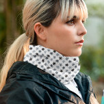 Chic Asterisks - Classic - White Background Scarf<br><div class="desc">Definitely scarves are... those chic little things...  I wanted to play with the asterisk symbol and the number 8,  creating a new must classic pattern. Design available in different colors.</div>