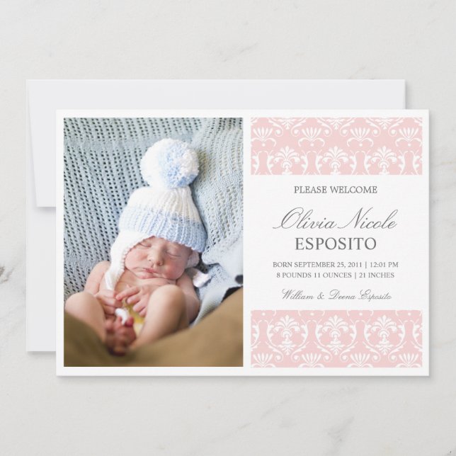 CHIC BABY | BIRTH ANNOUNCEMENT (Front)