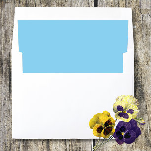 Chic Baby Blue softness for tender celebrations Envelope Liner