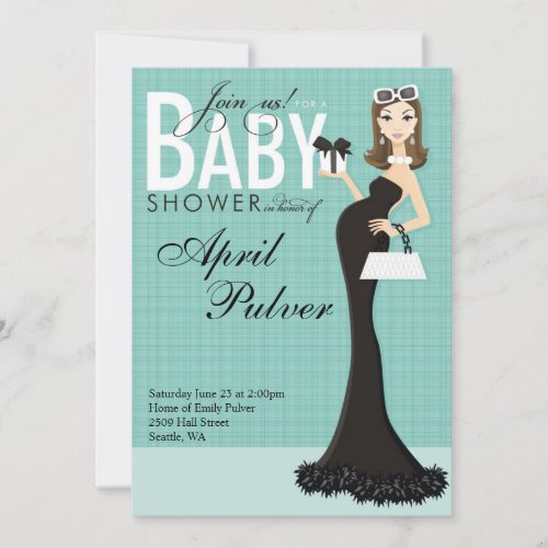 Chic Baby Boy Custom Announcement