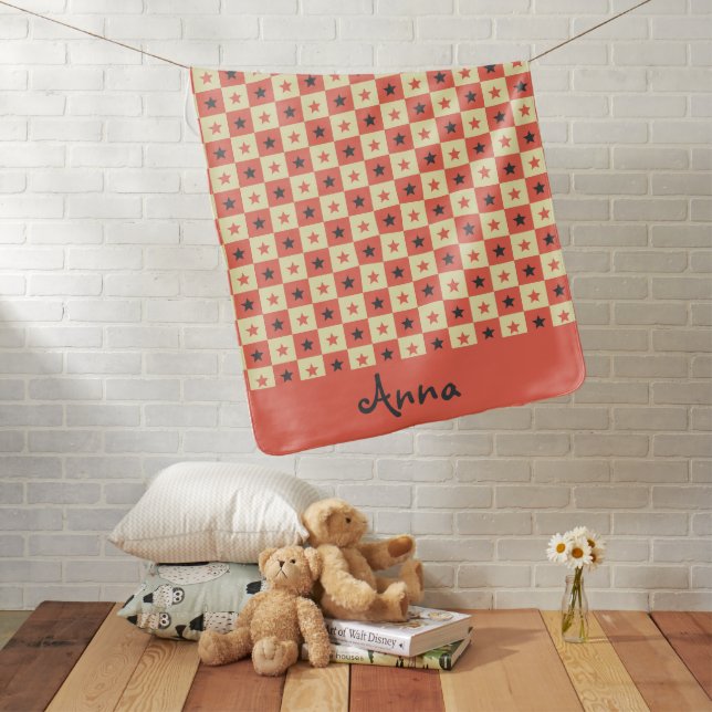 Chic Baby Boy Daughter Customized Baby Blanket (In Situ)