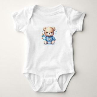 Chic Baby Cushion – Elegant Nursery Decor & Sweet Bodysuit