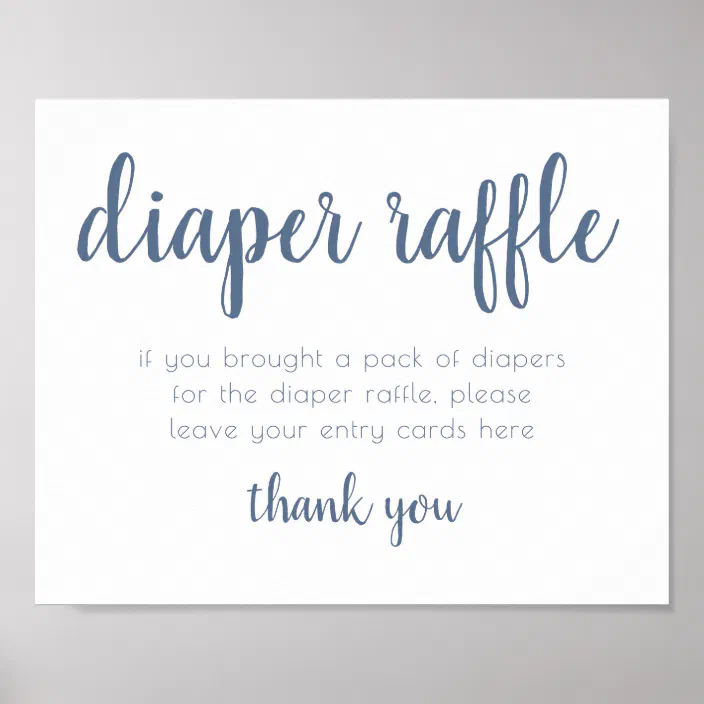Diaper Raffle Tickets for Baby Shower Pink Handlettered Chalkboard Girl Baby Shower Game 25 Pack 