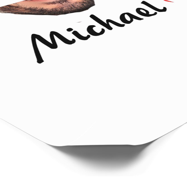 Chic Bachelorette Groom Face Party Favors Temporary Tattoos (Angled)