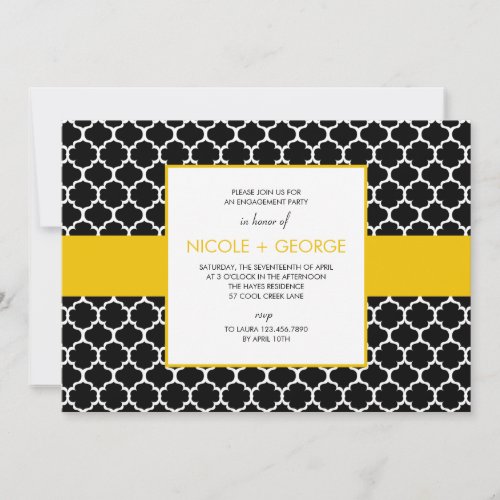 Chic Band General Party Invitation (Mustard) Invites