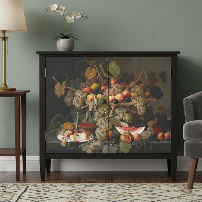 Chic Baroque Fruit Still Life Art Oil Painting Tissue Paper (Creator Uploaded)