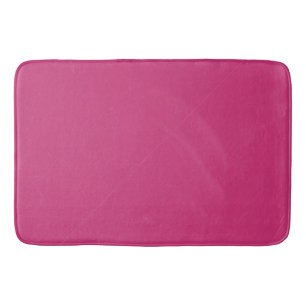 CHIC BATH MAT_ HOT PINK SOLID BATHROOM MAT
