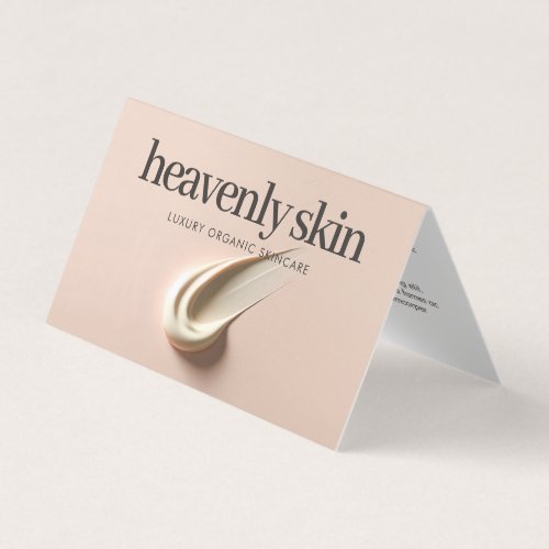 Chic Beauty Skin Care Spa Boutique Pink Business Card