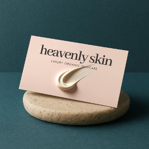Chic Beauty Skin Care Spa Boutique Pink Business Card