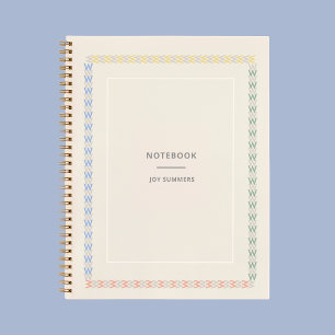 Chic Beige Sand Notebook Planner Customize