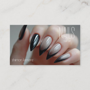 Chic Bewitched Nail Art Manicurist Loyalty  Business Card