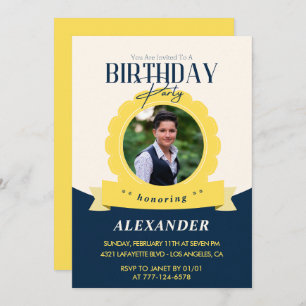 Chic birthday 17th birthday invitation Modern