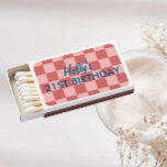 Chic Birthday Matchbox Decor  Matchboxes<br><div class="desc">Elevate your birthday celebrations with these chic matchbox decor pieces. Each matchbox is meticulously designed to add a touch of elegance and style to your party. Whether used as table decorations, party favors, or part of a stylish gift package, these matchboxes are sure to impress. Make a statement and celebrate...</div>