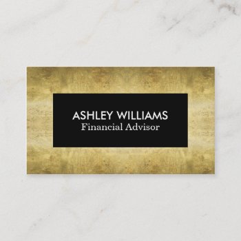 Chic Black And Gold | Business Cards by PineAndBerry at Zazzle