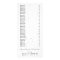 chic  black and white Services rack card