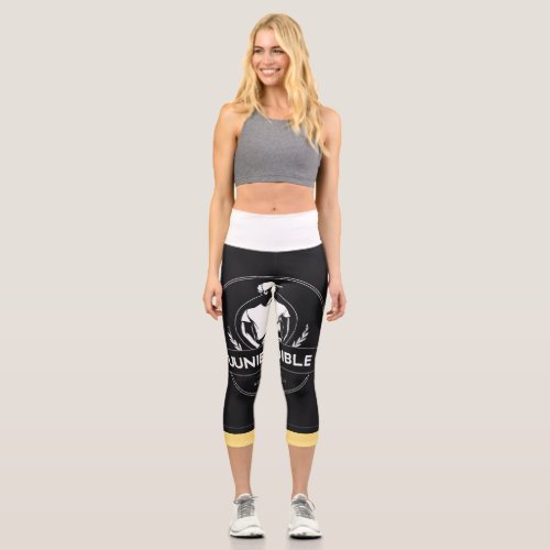 Chic Black and Yellow Tattoo Leggings for Trendset