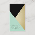 Chic Black & Gold Abstract Business Card Pack