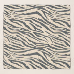 Chic Black Ivory Zebra Pattern Scarf<br><div class="desc">Chic chiffon scarf with a stylish off-black and ivory zebra pattern. Elegant and fashionable design. Exclusively designed for you by Happy Dolphin Studio. If you need any help or matching products,  please contact us at happydolphinstudio@outlook.com.</div>