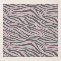 Chic Black Pastel Purple Zebra Pattern
