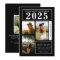 Chic Black Photo Collage Graduation Party