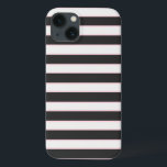 Chic Black Pink Striped Samsung Galaxy Note 4 Case<br><div class="desc">Unique and Chic Black,  White,  and Soft Pink colored striped phone case. Very chic,  hip,  and modern.</div>