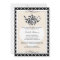 Chic Black Tan Teapot Bridal Shower Tea Party