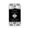 Chic Black & White Wedding Mini Wine Labels