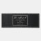 Chic Black White Wedding Personalized